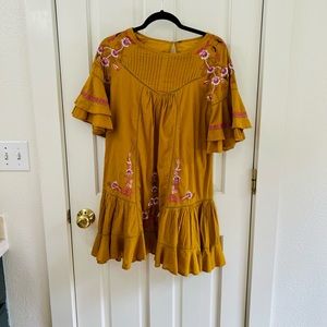 Free people embroidered dress